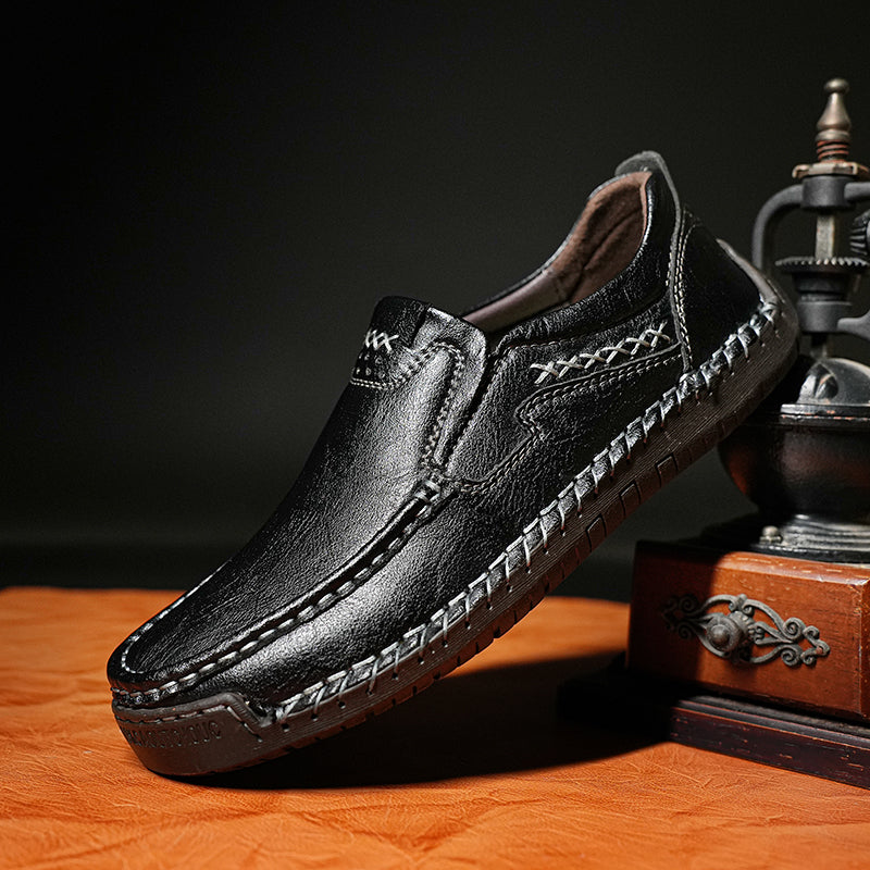 Last Day 60% OFF🔥⏱️Christmas Promotion⏱️🔥Men's genuine calfskin leather Slip-On Loafers