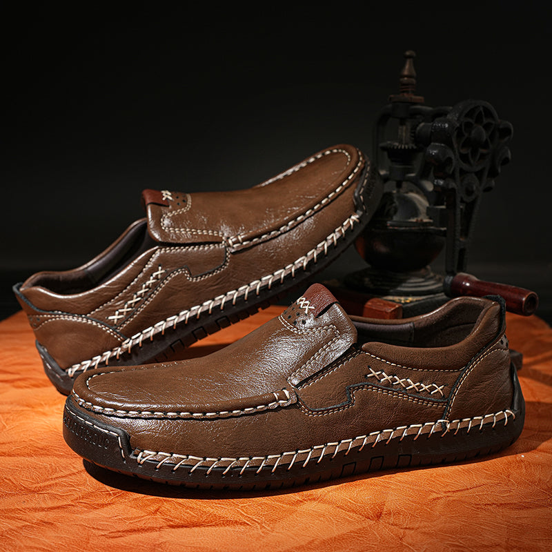 Last Day 60% OFF🔥⏱️Christmas Promotion⏱️🔥Men's genuine calfskin leather Slip-On Loafers