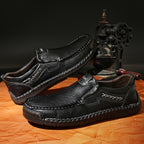 Last Day 60% OFF🔥⏱️Christmas Promotion⏱️🔥Men's genuine calfskin leather Slip-On Loafers