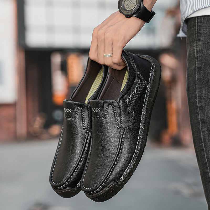 Last Day 60% OFF🔥⏱️Christmas Promotion⏱️🔥Men's genuine calfskin leather Slip-On Loafers