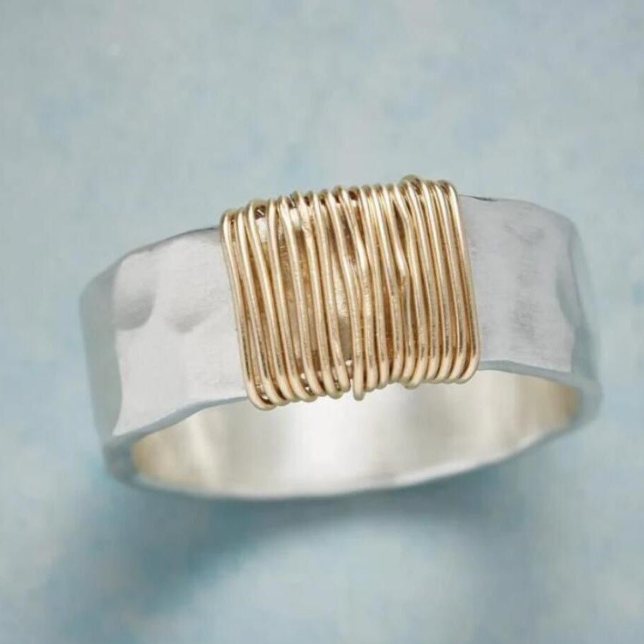 Geometric Plain Wide Band Ring Vintage Style Fashion Coil Accessory Bestseller