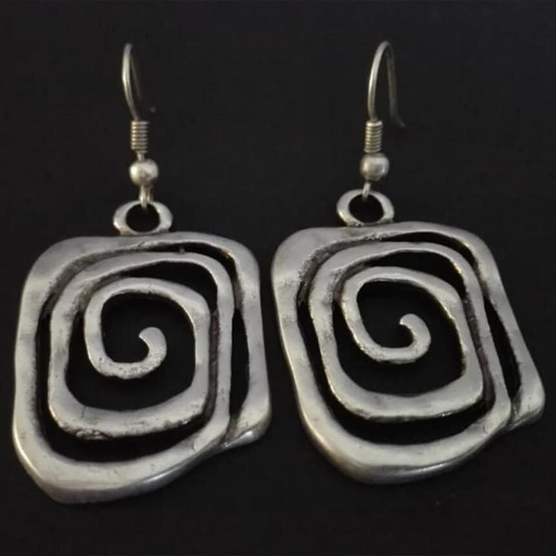 Geometric Abstract Pendant Earrings
