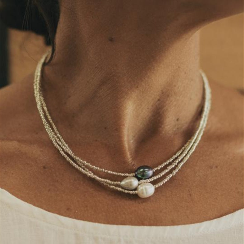 Vintage Fresh Water Pearl Necklace | Sustainable Ocean-Inspired Jewelry