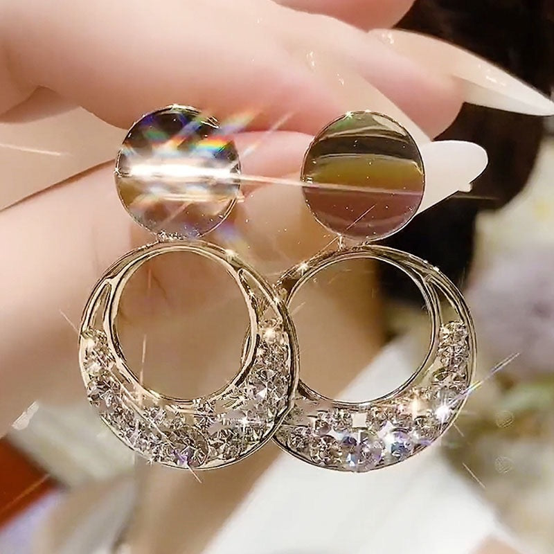 Chic French-Style Linear Square Pearl Earrings (Cute & Creative · Party-Ready Statement Piece)