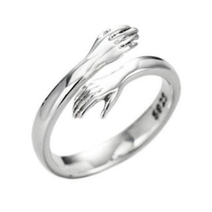 Hug Design Couple Ring