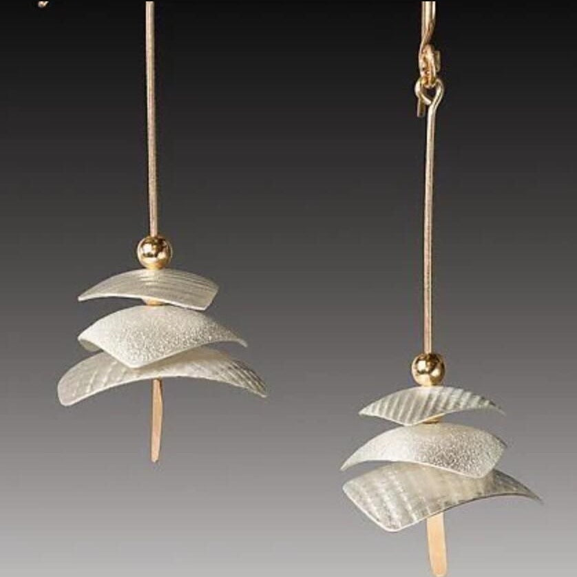 Geometric Bead Ear Hook Earrings