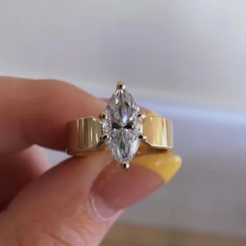 Vintage Moissanite Ring