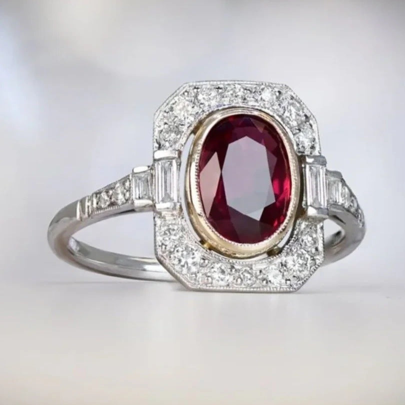 Silver Ruby Ring