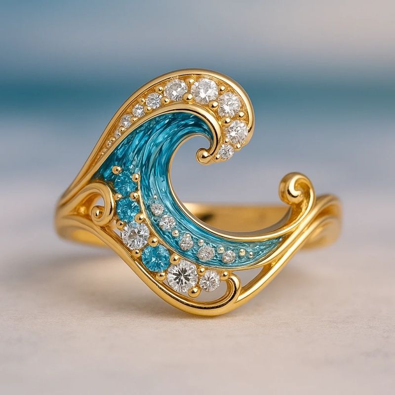 Wave Design Ring