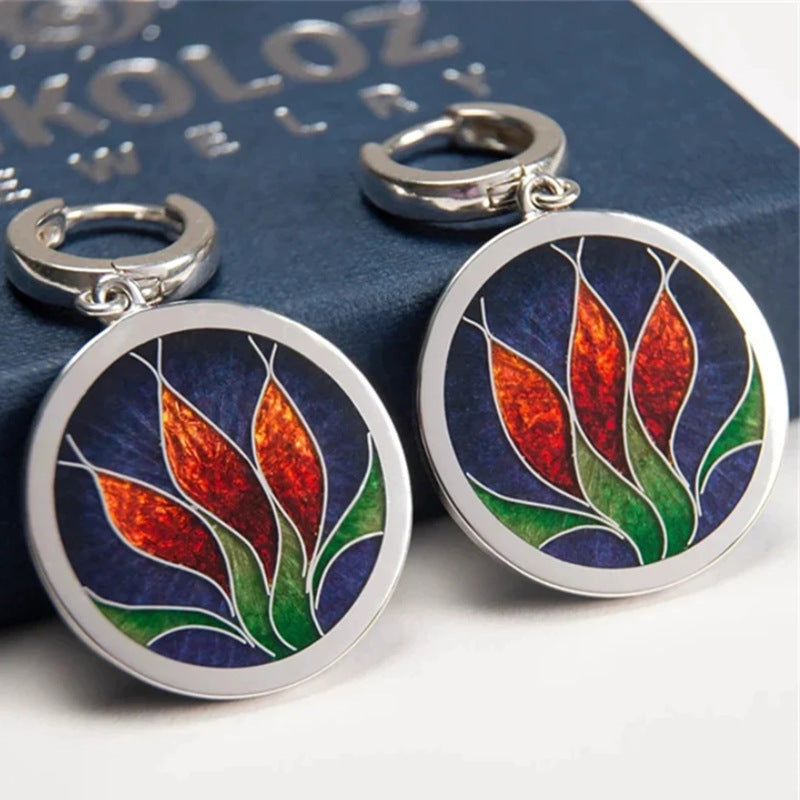 Turquoise Jade Asymmetric Bag Drops