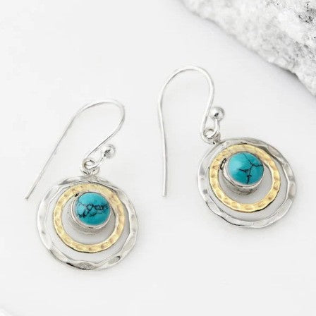 Openwork Ring Hoop Earrings