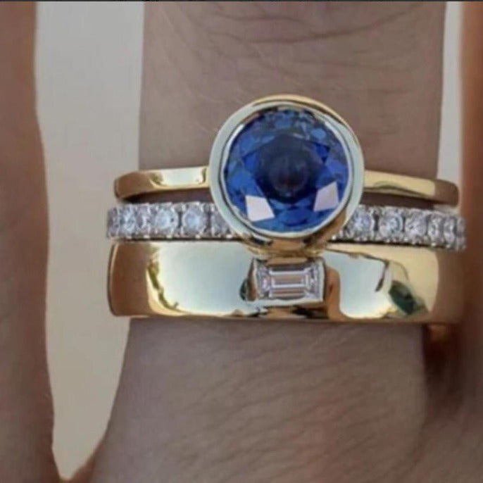 Heavy Work Minimalist Engagement Ring