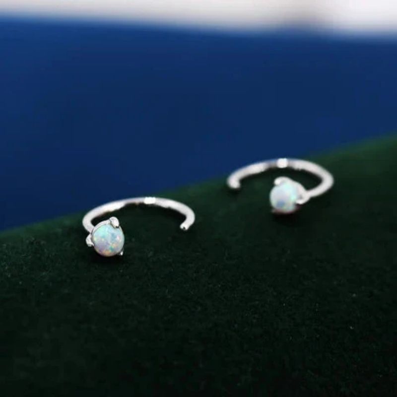 Opal Minimalist Earrings