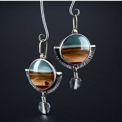 Semi-Circle Glass Ear Drops