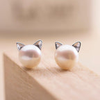 Minimalist & Comfortable Faux Pearl Sweet Stud Earrings (Korean Fashion Trend)
