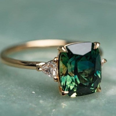Four-Prong Zircon Ring