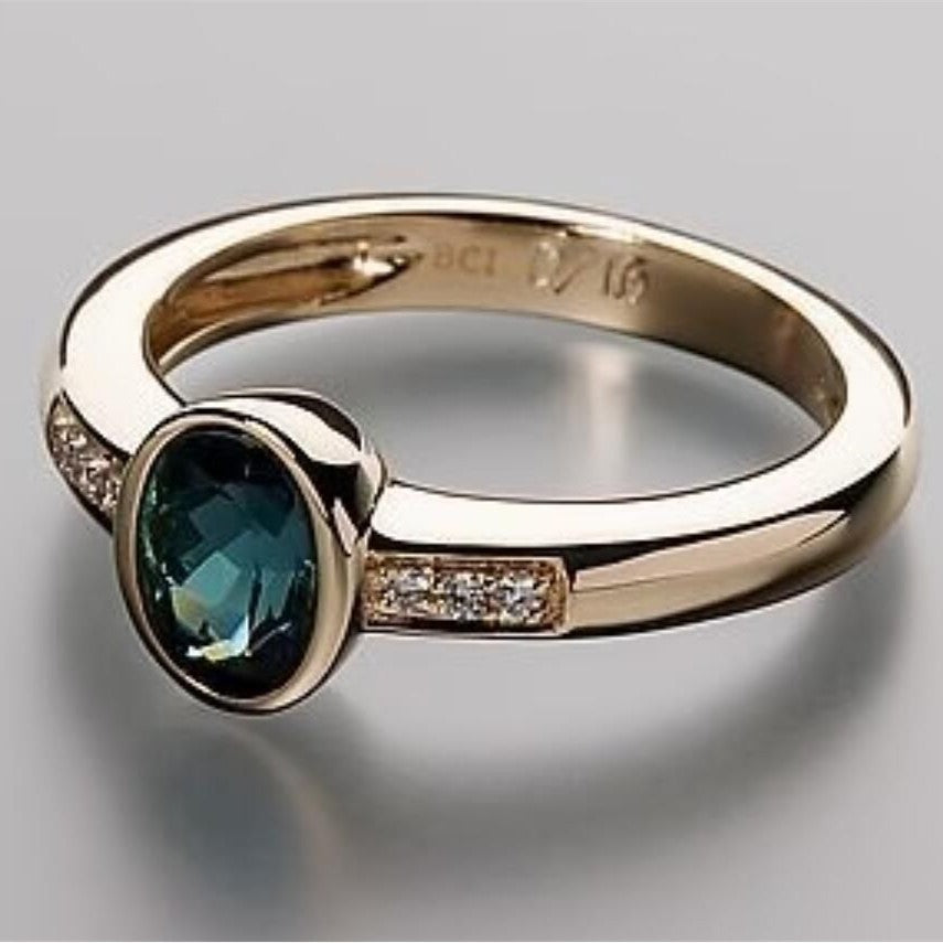 Teardrop Zircon Solitaire Ring | Simple Fashion Rings