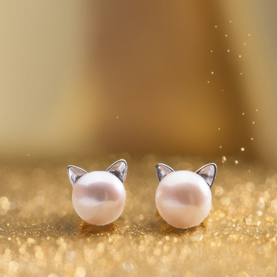 Minimalist & Comfortable Faux Pearl Sweet Stud Earrings (Korean Fashion Trend)