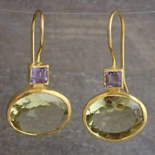 Exaggerated Geometric Crystal Stone Drops