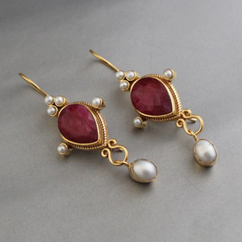 Pearl Drop Vintage Earrings