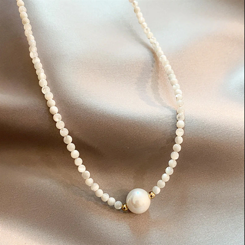 Fashion natural freshwater pearl necklace