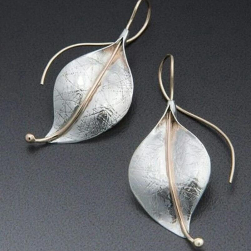 Leaf Shaped Ear Hooks