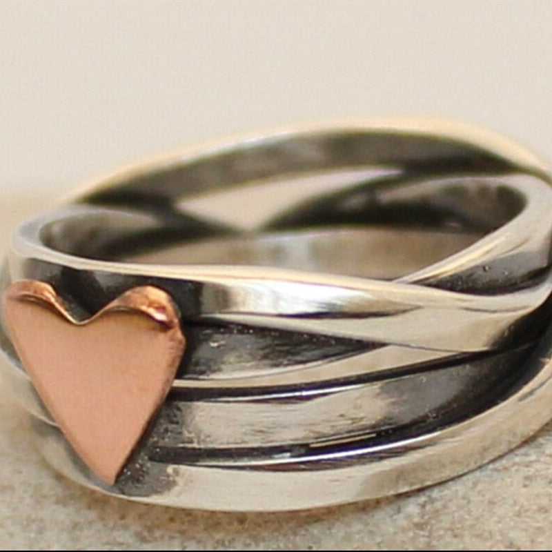 Geometric Silver Ring