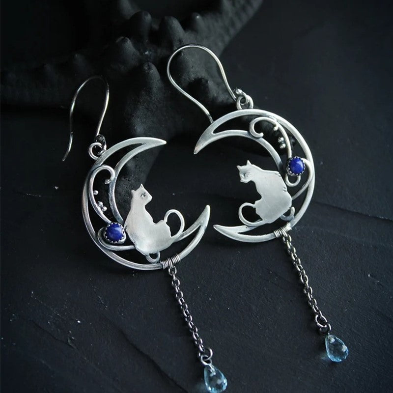 Gold Circle Vintage Hoop Earrings